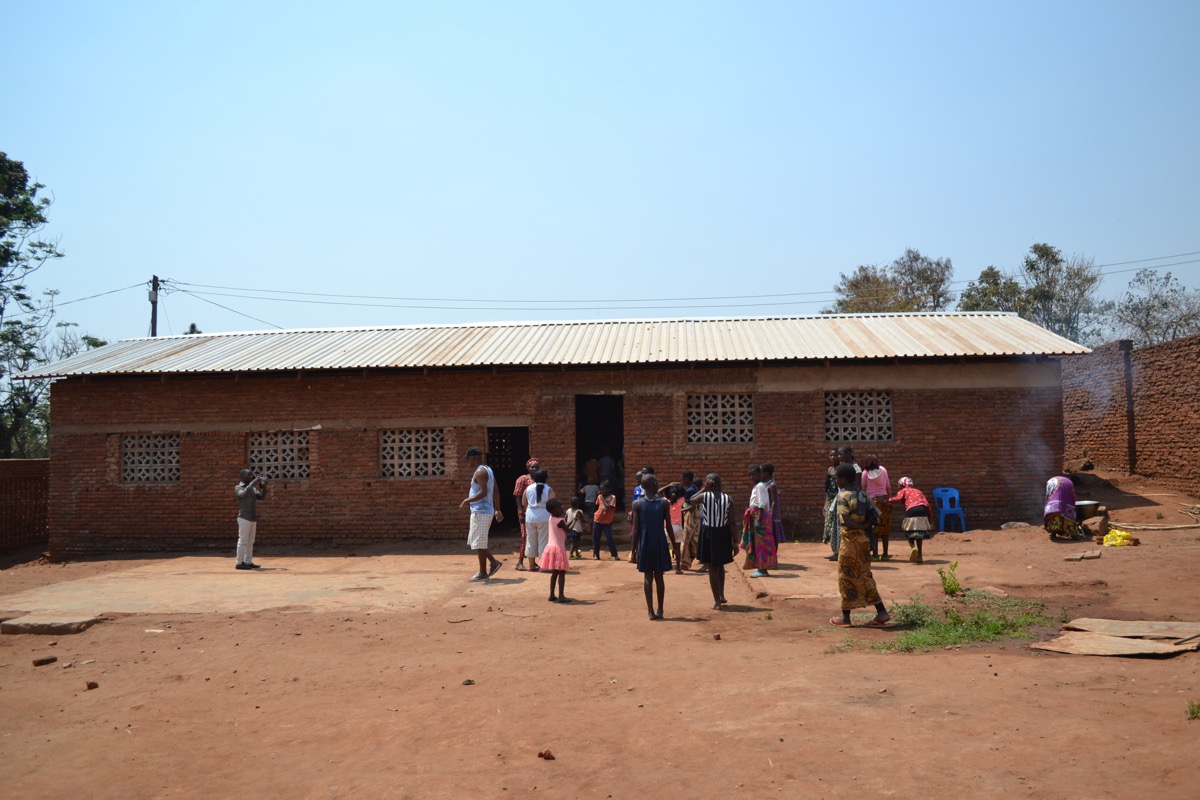 New brick-built classroom at Chikondi orphanage