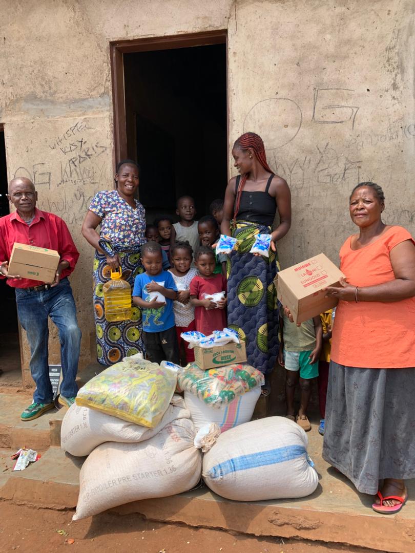 Food supply delivery at Chikondi orphanage